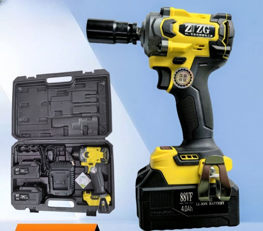 Lithium-Ion Impact Wrench, 4.0AH, Two Batteries, One Charger